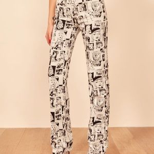 REFORMATION NEWSPRINT JEANS SIZE 30